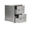 Coyote Outdoor Living - 16" Double Drawer Cabinet - Stainless Steel-Front_Standard