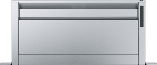 Bosch 800 Series - 36 inches - Recirculating & Convertible - Downdraft Range Hood - Stainless Steel-Front_Standard 