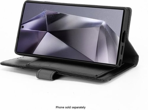 SaharaCase Indy Series Leather Folio Wallet Case for Samsung Galaxy S25 Ultra - Scorpion Black HOW TO BUY