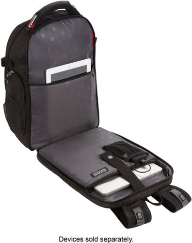 SwissGear Commander USB ScanSmart Laptop Backpack - Dotted Black BUY IN AUSTRALIA