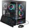 Acer - Nitro 65 Gaming Desktop - AMD Ryzen 7 8700F 2024 - NVIDIA GeForce RTX 5060 - 16GB DDR5 Memory – 1TB Storage - Black-Front_Standard