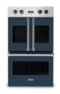 Viking - 30" 7 Series French Door Double Built-In Electric Thermal Convection Oven-Slate - Blue-Front_Standard