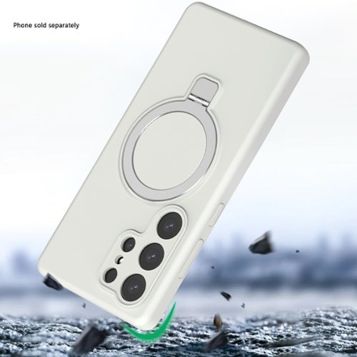 SaharaCase Venture Series Silicone Kickstand Case for Samsung Galaxy S25 Ultra - Pearl White GLOBAL SHIPPING