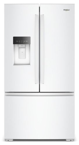 Whirlpool - 23 Cu. Ft. French Door Refrigerator with In-Door Water and Ice - White