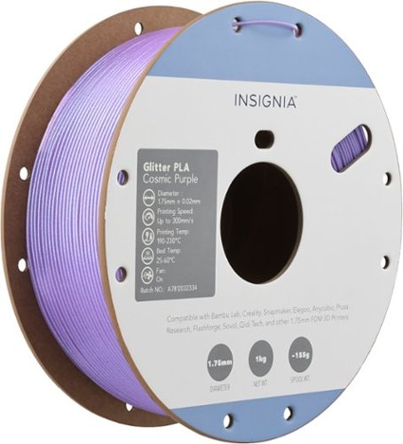 Insignia™ - PLA Glitter 1.75mm Filament - Cosmic Purple