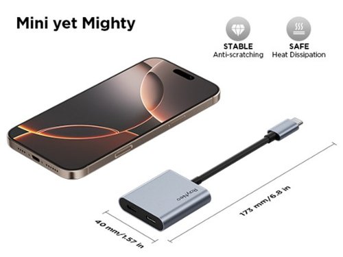 RayNeo USB to Glasses and Charging Adapter - Black BUY IN SINGAPORE