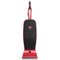 Hoover - Commercial CH50300 Task Vac Soft Bag Lightweight Upright with 12 in. Cleaning Path - Black/Red-Front_Standard