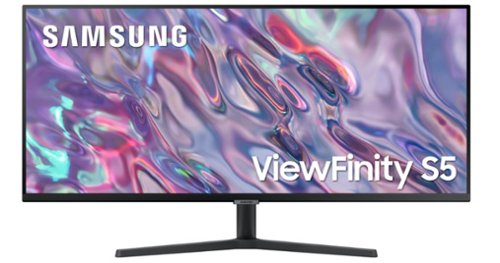 Samsung - 34” ViewFinity S5 Ultrawide QHD 100Hz AMD FreeSync Monitor with HDR10 (DisplayPort, HDMI) - Black