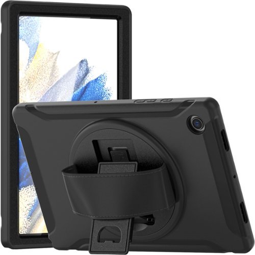 SaharaCase PROTECTION Hand Strap Series Case for Samsung Galaxy Tab A8 - Black WORLDWIDE DELIVERY
