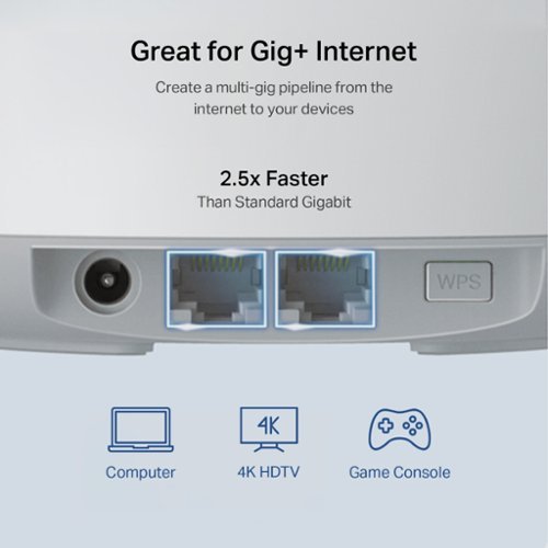 TP-Link Deco 7 BE5000 Dual-Band Wi-Fi 7 Whole Home Mesh Router System – Deco BE5000 (1-Pack) - White WHERE TO BUY