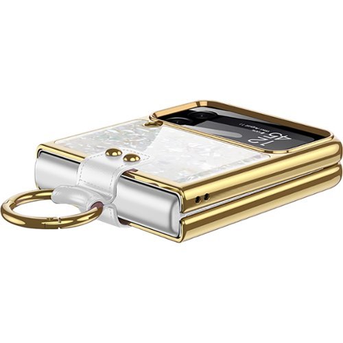 SaharaCase Marble with Ring Case for Samsung Galaxy Z Flip4 - White HOW TO BUY