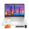 HP - Upgraded - Stream 14" HD Laptop, Intel N150, 16GB RAM, 128GB UFS+128GB DOCKING STATION, 1 Year Office 365, Win 11 S - Purple-Front_Standard