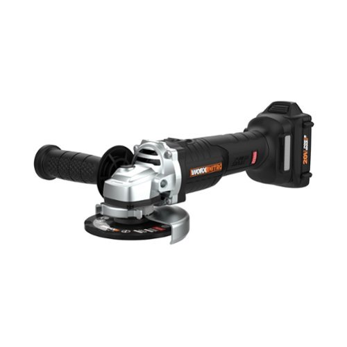 WORX - Nitro WX812L 20V 4.5" Brushless Grinder - Black-Front_Standard 
