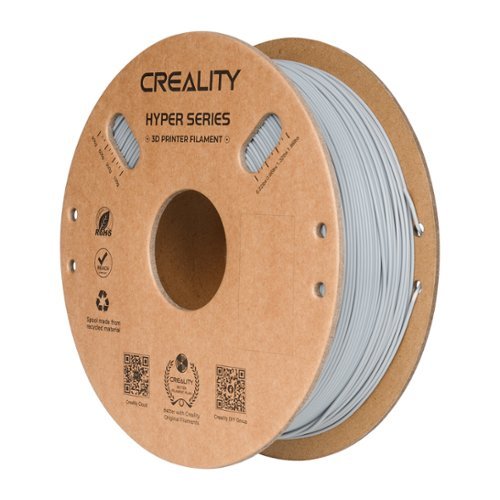 Creality 1.75 mm Hyper PLA Filament Grey 2.2 lbs for high-speed printers (2-pack) - Gray WORLDWIDE DELIVERY