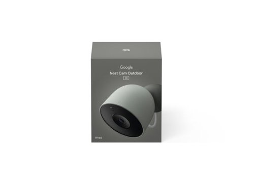 Google Nest Cam Outdoor (wired, 2nd gen) - 2K Video and Gemini - 1-Pack - Hazel BUY IN GERMANY