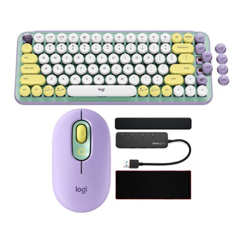 Logitech Pop Keys Wireless Mechanical Keyboard With Emoji Keys