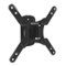 Mount-It! - Single Stud Tilt & Swivel TV Wall Mount for 17–50" – Compact, Full Motion, VESA Compatible, Easy Install - Black-Front_Standard