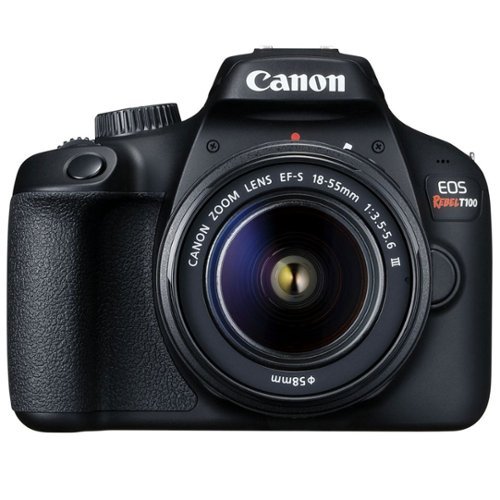 Canon - Refurbished Excellent - EOS Rebel T100 with EF-S 18-55mm f/3.5-5.6 III Lens-Front_Standard 