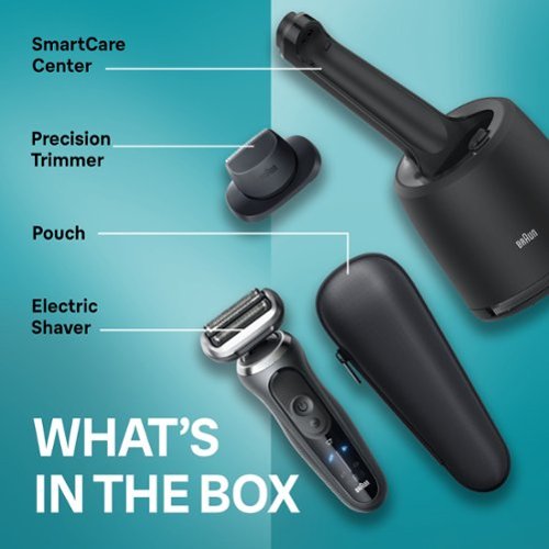 Braun Series 7 Wet/Dry Electric Shaver with Smart Center - Gray BUY IN EUROPE