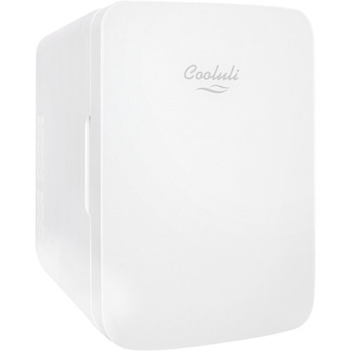 Cooluli - Infinity 0.4 Cu. Ft. Mini Fridge - White-Front_Standard