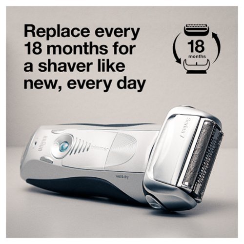 Braun Replacement Head for Series 7 Shavers - Silver SHOP ONLINE