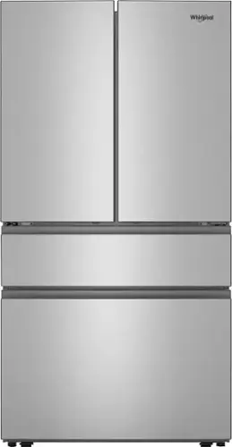 Front. Whirlpool - 30 Cu. Ft. French Door Refrigerator with Flexible Temperature Drawer - Fingerprint-Resistant Stainless Finish.