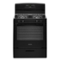 Amana - 5.1 Cu. Ft. Freestanding Gas Range with Bake Assist Temps - Black-Front_Standard