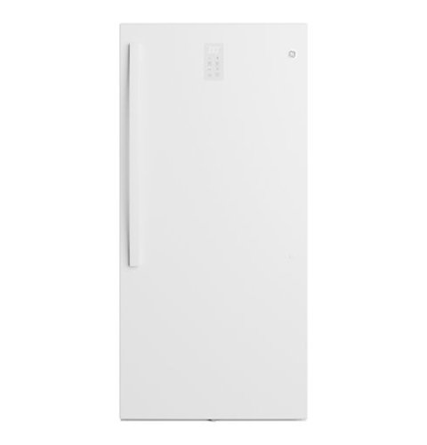 GE - 14.3 Cu. Ft. Smart ENERGY STAR Garage Ready Convertible Upright Freezer - White