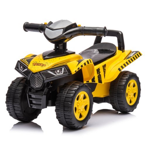 Tonka - Tonka: Quad Push Car - Yellow - Foot-To-Floor Ride-On Toy,12mo+