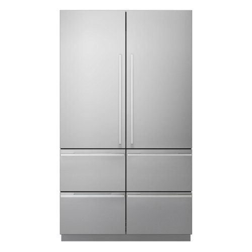 SKS - 48-inch 26 Cu. Ft. Smart Built-in 6-Door French Door Refrigerator with Convertible Drawer - Stainless Steel
