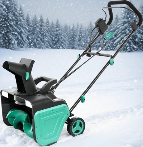 GARVEE - Electric Snow Blower, 25-ft Snow Throwing Distance, with LED-Front_Standard 