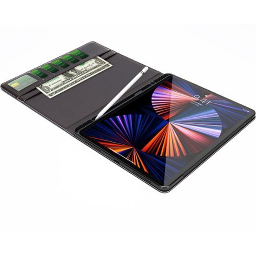 SaharaCase Business Folio Case for Apple iPad Pro 12.9 (4th, 5th, and 6th Gen 2020-2022) - Black GLOBAL SHIPPING