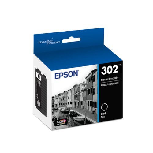 Epson - 302 Standard Capacity Ink Cartridge - Black-Front_Standard 