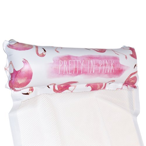 Salus Brands, LLC Rae Dunn: Pretty In Pink Hammock Pool Lounger - Flamingo 54x28, CocoNut Float, Inflatable Drifter & Relaxation Chair WORLDWIDE DELIVERY