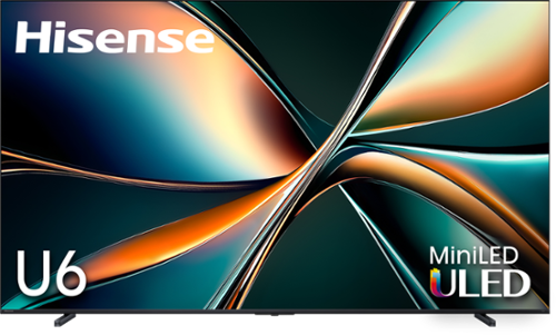 Hisense - 100" Class U6 Series MiniLED QLED UHD 4K HDR Smart Fire TV (2025)-Front_Standard 