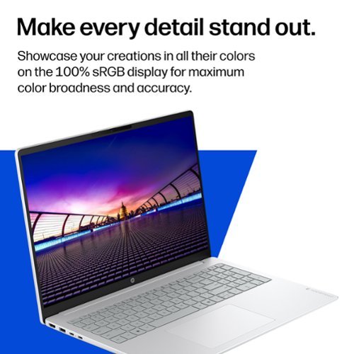 HP OmniBook 3 - 16 2K Touchscreen Laptop - AMD Ryzen 5 40 - 16GB Memory - 256GB SSD - Glacier Silver GLOBAL SHIPPING