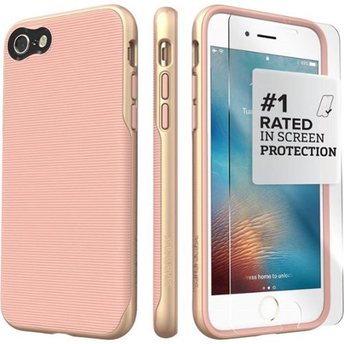 SaharaCase Trend Series Case for Apple iPhone 7, 8, SE (3rd Generation 2022) - Rose Gold GLOBAL SHIPPING
