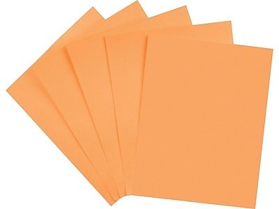 Staples - Brights Multipurpose Paper, 24 lbs., 8.5" x 11", 500/Ream (20108) - Orange