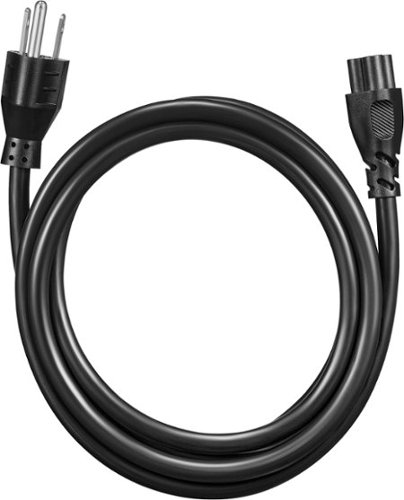 Best Buy essentials™ 6' 18 AWG C5 Clover Leaf Power Cord WORLDWIDE DELIVERY