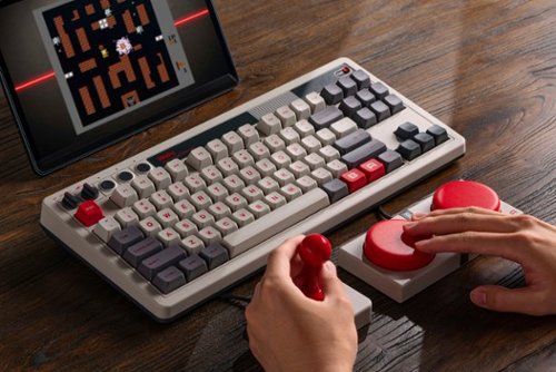 8BitDo Retro Mechanical Keyboard with Joystick - N Edition BUY IN EUROPE
