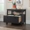 Sauder - Trestle Lateral File Cabinet - Black-Front_Standard 