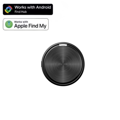 Cluzine - Anti-Lost Device Locator Tracker For Car Elderly Kids Pets Compatible With Apple & Android Dual System - Black-Front_Standard 