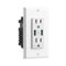 Geeni - Current Plus Charge 2-Outlet/2-USB Smart Outlet - White-Front_Standard