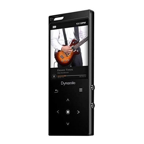 Samvix - Dynamite Kosher MP3 Player 8GB w/ Bluetooth, Touch, Voice Recorder- Black-Front_Standard 