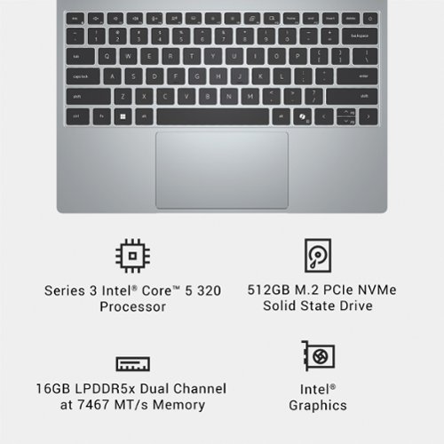 Dell XPS 13.4 3K Touchscreen Laptop - Intel Core 5 Series 3 320 2026 - 16GB Memory - 512GB Storage - Sky BUY IN SAUDI ARABIA