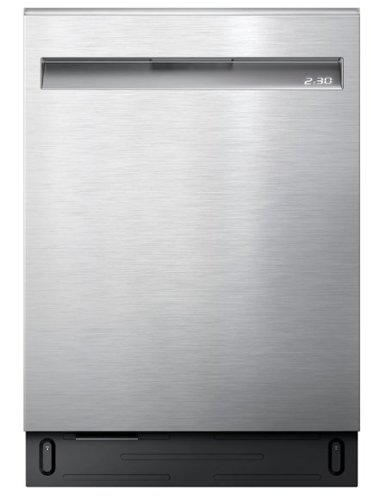 Midea - STRAWash 24" Top Control Built-In Dishwasher with Total Tumbler Clean, SENSOR TruDry, 44 dB - Stainless Steel