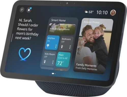 Amazon - Echo Show 8 (newest model), Vibrant HD 8.7" display with spatial audio, designed for Alexa+ - Graphite