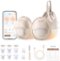 eufy - Heated Breast Pump S1, Hands‑Free In‑Bra, HeatFlow™ Tech, App OptiRhythm, Hospital‑Grade Suction, Leakproof, Quiet - Brown-Front_Standard