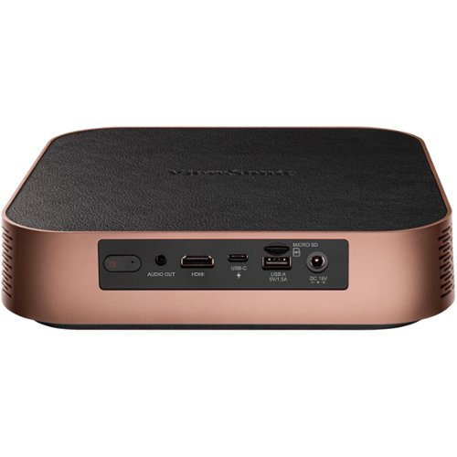 ViewSonic M2W WXGA Portable Projector with 700 ANSI Lumens, H/V Keystone, Auto Focus, Harman Kardon Bluetooth Speakers - Black WORLDWIDE DELIVERY