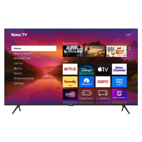 Roku - 55" Class Plus Series 4K QLED Mini-LED Smart RokuTV (2025)-Front_Standard 